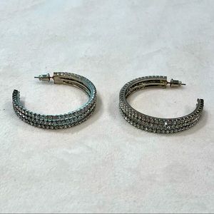 Hoop Rhinestone Earrings
